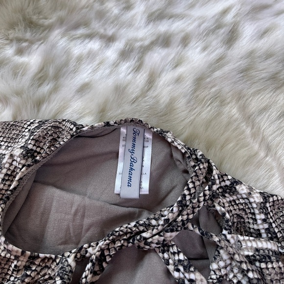 Tommy Bahama Snake Print One Piece Swimsuit - Picture 7 of 7